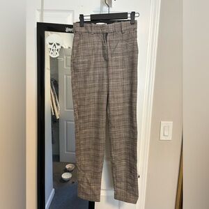 Women’s High Waisted Plaid Dress Pants Size 4